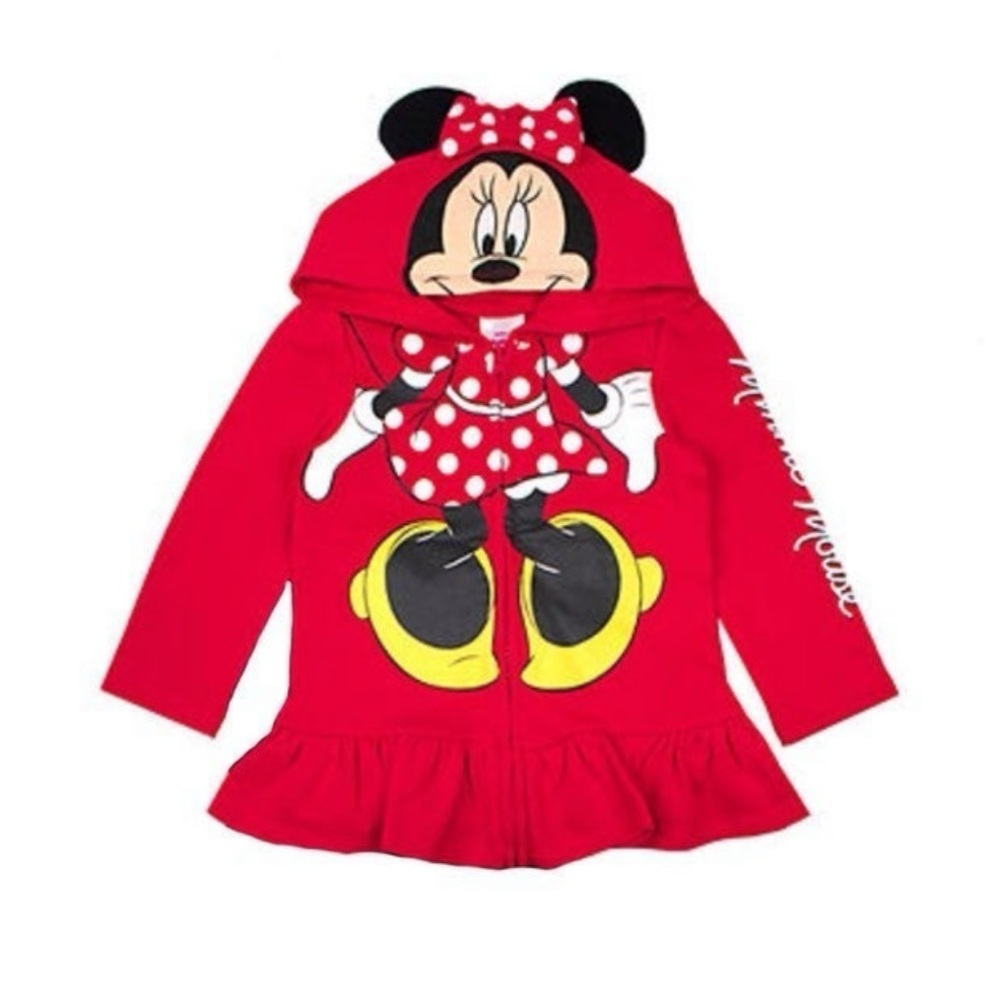 Red Minnie Mouse Hoodie for Kids